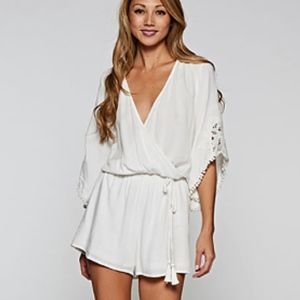 NEW Lovestitch Lace Romper - White